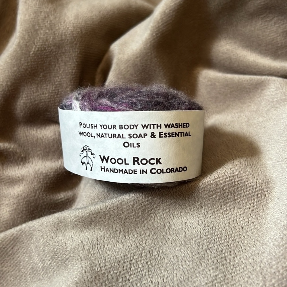 “Wool Rocks” Hand Made Soap Bars Covered In Wool - Picture 2 of 5